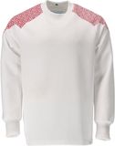Mascot Food & Care Sweatshirt 20084-932 - blanc/rouge signalisation - 4XL
