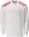 Mascot Food & Care Sweatshirt 20084-932 - blanc/rouge signalisation - 4XL