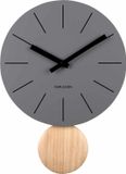 Karlsson Wandklok Arlo Pendulum - Grijs - Ø30cm