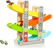 Moltó Wooden Race Track with Ramps for Car