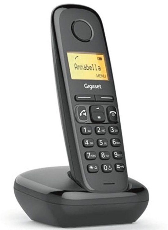 Gigaset A270 DECT-telefoon Nummerherkenning Zwart