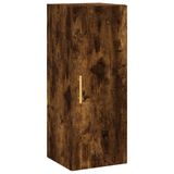 VidaXL Wandkast, gerookt eikenhout, 34,5 x 34 x 90 cm
