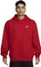 Nike Club Fleece Hoodie Rood