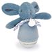 DOUDOU ET COMPAGNIE Lapin Doudou - Nachtlampje met Muziek Blauw (16cm)