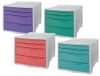 Esselte Colour'Ice 626286 archiefblok met 4 laden, verschillende kleuren, 4 stuks
