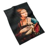 MuseARTa Theedoek katoen Lady with an Ermine Leonardo da Vinci 40x60cm