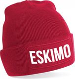 Bellatio Decorations Eskimo Muts - Unisex - One Size - Rood