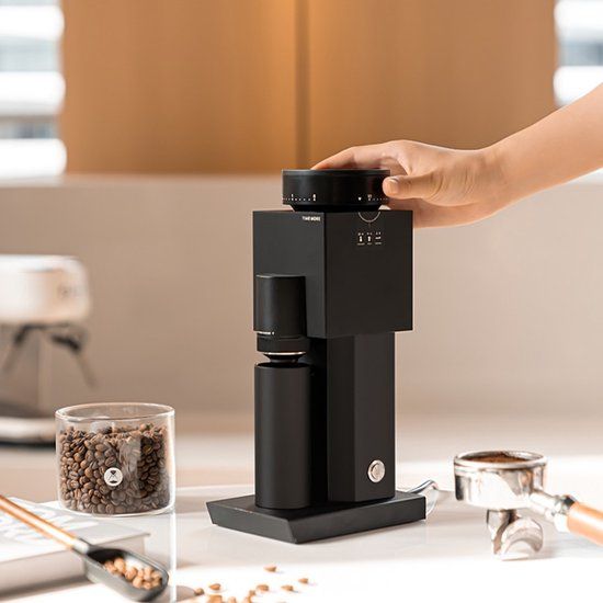Timemore Bricks 01S Elektrische koffiemolen - Zwart