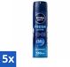 NIVEA MEN Déodorant Spray Fresh Active 150 ml - 5 pièces
