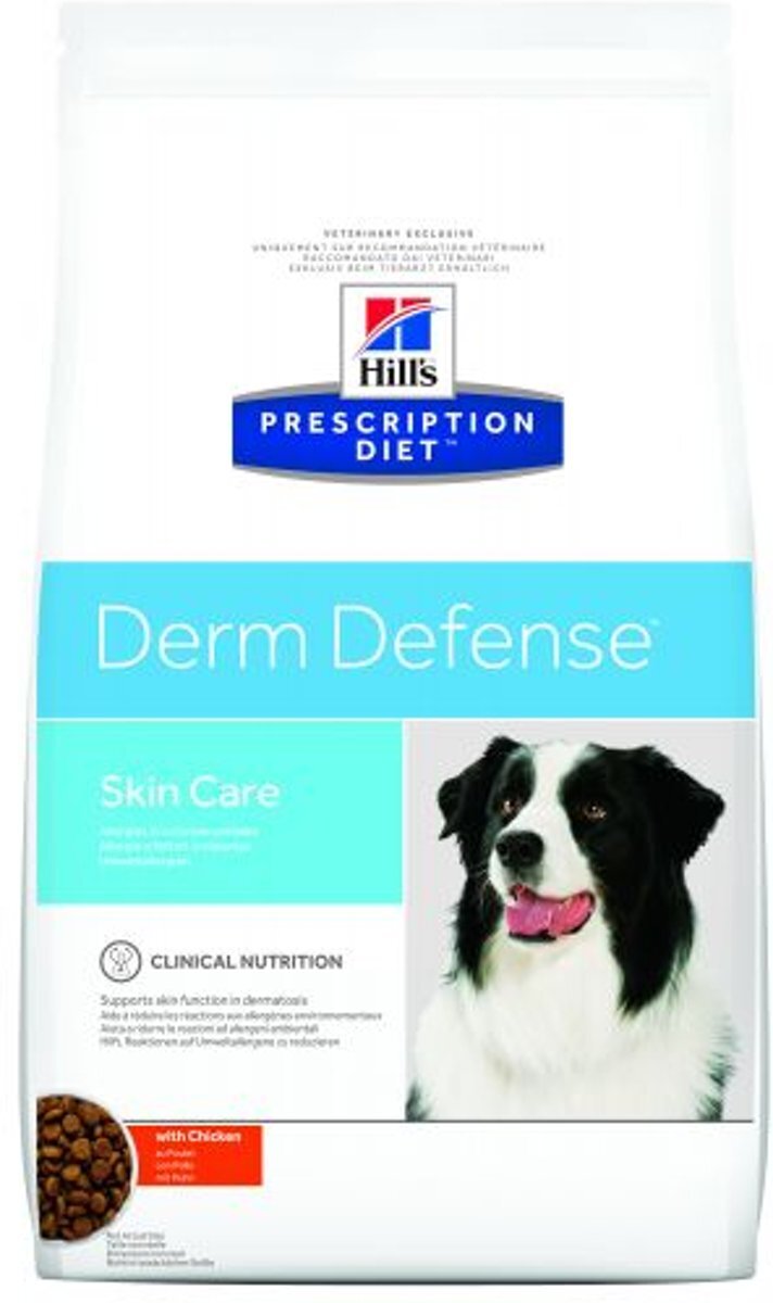 Hill, S. Prescription Diet Canine Derm Defense - Kip - Hondenvoer - 12 kg