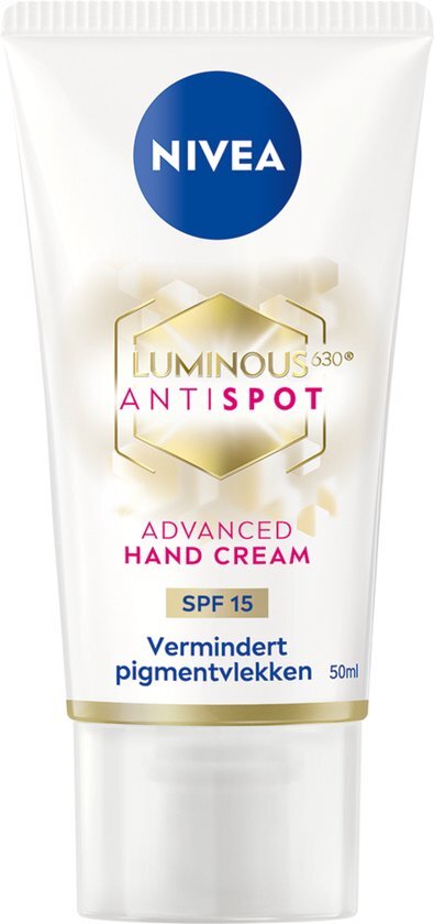 NIVEA Luminous630 Anti Spot Handcreme Anti Pigment - SPF 15 - Hand Care - Voor jonger ogende handen - 50 ML