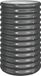 vidaXL Plantenbak - 40x40x68 cm - Gegalvaniseerd Staal - Antracietkleurig