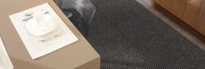 JYG STRIPE Vloerkleed - Grijs - 100x750cm - Anti-slip - Keukenmat / Keukenloper