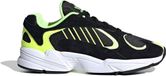adidas Yung-1 Sneakers - Maat 45 1/3 - Heren - zwart/lime groen/wit