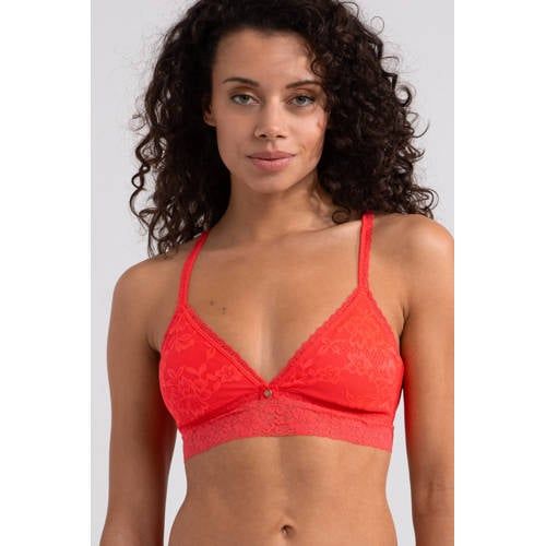 Sam Friday Bralette Lacey Koraalrood