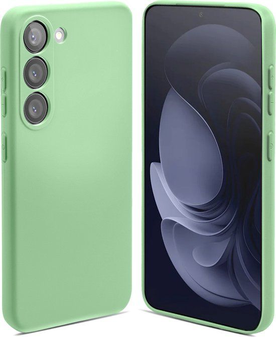 Shieldcase Siliconen hoesje Samsung Galaxy A14 4G / A14 5G - Lichtgroen