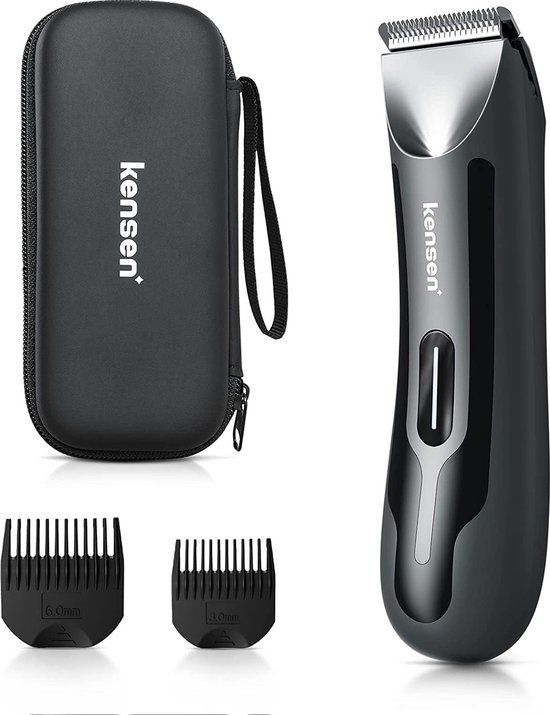 Kensen Body Hair Trimmer - Intieme Scheerapparaat voor Mannen - Elektrische Bal Trimmer - Waterdicht - Zwart
