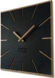 FLEXISTYLE Moderne Grote Vierkante Wandklok Wood Exact ECO