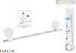 Confortime Toallero Succion Abs White 53cm