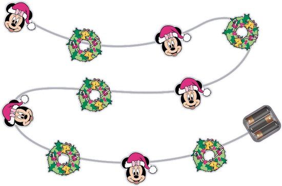 Disney Minnie Mouse LED Light String 165 cm - Pink