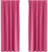 vidaXL Blackout Gordijnen met Ringen 2 st Felroze 245 x 140 cm