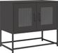 vidaXL Tv-meubel 68x39x60,5 cm koudgewalst staal zwart