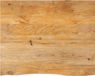 vidaXL Tafelblad met natuurlijke rand 100x80x2,5 cm massief mangohout