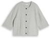 Tom Tailor Vest met losse pasvorm - Maat XXL - soft grey melange