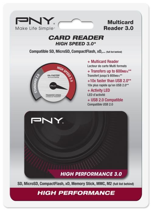 PNY High Performance Reader 3.0 - Zwart