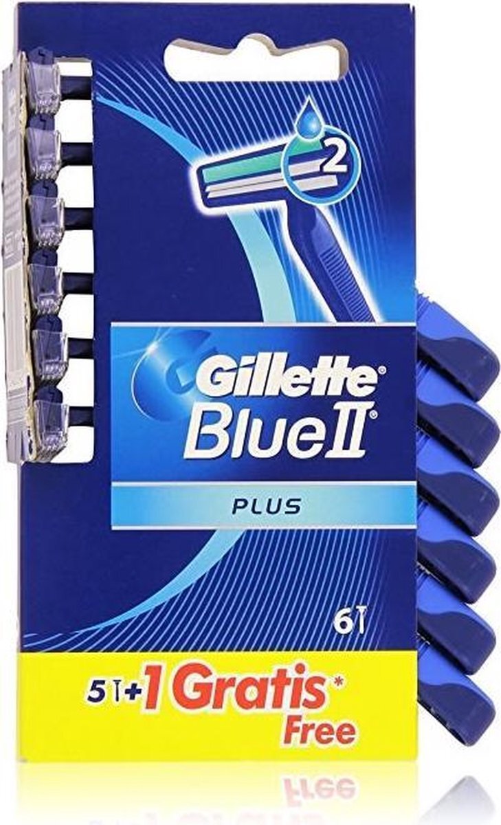 Gillette Gillette Blue II Plus 6 Units