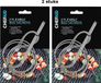 Chef Aid 2 x Flexibele RVS Barbecuespiesen, 65 cm