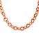 SINGULARU - Ketting Link Tropical Verguld Staal Sieraden voor Vrouwen