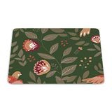 Bonamaison Muismat, rechthoekig, digitaal bedrukt, antislip onderkant, voor kantoor en thuis, afmetingen: 22 x 18 cm