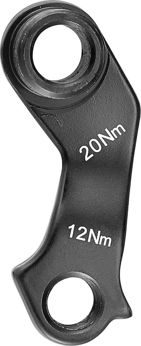 MARWI MC N-017 aluminium beugel, unisex, volwassenen, zwart, eenheidsmaat