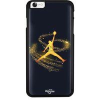 Jordan Beschermhoes iPhone SE 2020 logo poudre filante dorée Maniacase