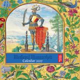 British Flame Tree Publishing British Library Illuminated Manuscripts - Bilderhandschriften der Britischen Nationalbibliothek 2027 Kalender