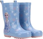 Frozen - Bottes de pluie pour enfants de 2 à 8 ans - Bottes en caoutchouc pour enfants Elsa - Bottes de pluie pour filles - Taille 26 - Bleu