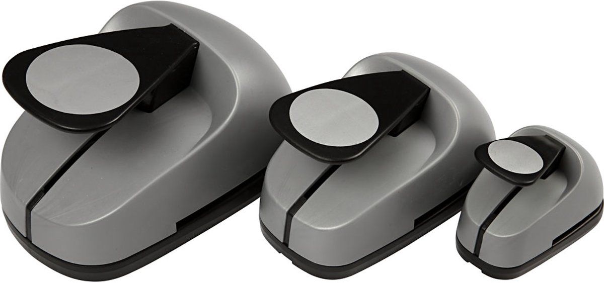 Creotime Ponsen set d 25/50/75 mm cirkel 3 assorti