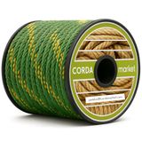Cordamarket Hard touw, volwassenen, uniseks, geel/groen, 10 mm tot 25 m