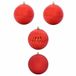 vidaXL Kerstbal Set XXL 4 st Rood Ø 20 cm Kunststof