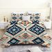 Boho Print Housse de couette 140 x 200 cm pour toutes les saisons