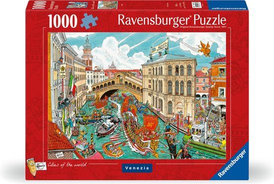 Ravensburger Legpuzzel - Fleroux Venetië - 1000 Stukjes