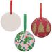Baker Ross VC321 Boules de Noël en céramique, set de 4