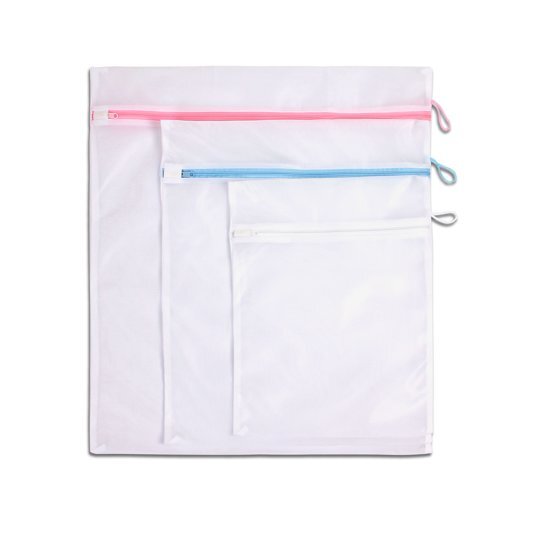 LaundrySpecialist Â® Waszakjes met ophanglus - set van 3 Waszakjes in 3 verschillende afmetingen