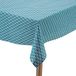 Nydel EU357AE3813 Gatsby tafelkleed, met acrylcoating, katoen, petrol, vierkant, 160 x 160 cm