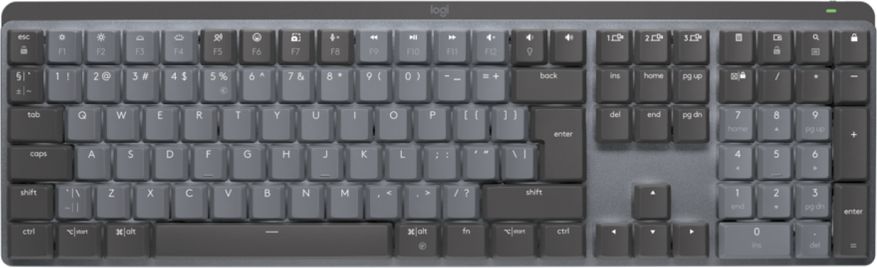 Logitech MX Mechanical - Toetsenbord - Zwart/Grijs