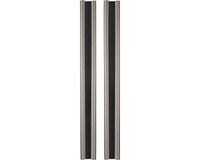 Deltafix Tochtstrip - 2x - tochtwering - grijs - foam - 95 x 2,5 cm