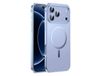 IM-CHEN Coque iPhone 18Promax, Compatible 17promax Cadre en Alliage, Couleur Originale, Version Magnétique MagSafe, Bleu Ciel, 1 Pièce