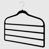 La Briantina APP04119A kleerhanger voor rokken en broeken met 4 zitplaatsen, meerkleurig