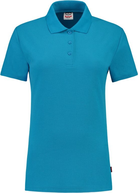 Tricorp poloshirt slim-fit dames - Casual - 201006 - turquoise - maat L